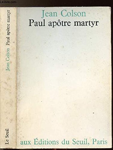 9782020031844: Paul, aptre, martyr