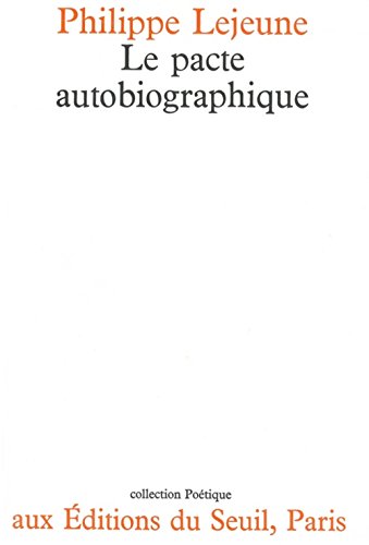 Imagen de archivo de Le Pacte autobiographique a la venta por Redux Books