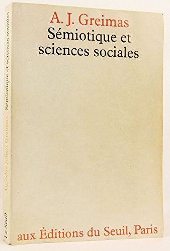 9782020043649: Sémiotique et Sciences sociales