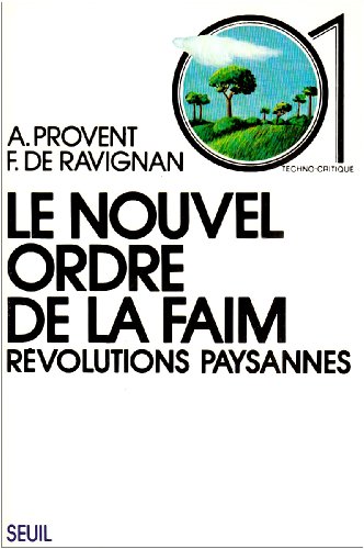 Stock image for Le nouvel ordre de la faim for sale by A TOUT LIVRE