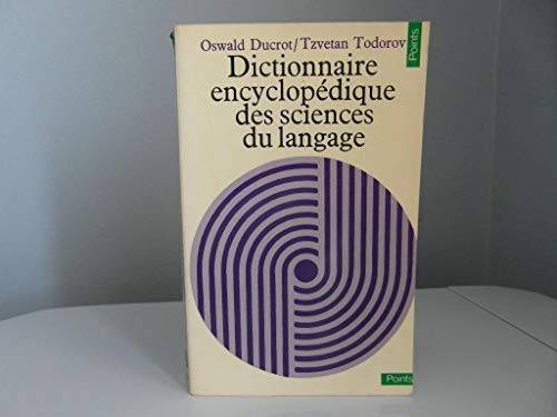 Imagen de archivo de Dictionnaire encyclopÃ dique des sciences du langage a la venta por Hippo Books