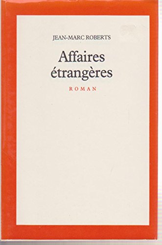Imagen de archivo de Affaires trangres a la venta por Librairie Th  la page
