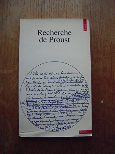 Beispielbild fr Recherche de Proust zum Verkauf von Ammareal