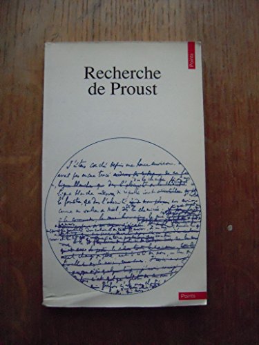 Stock image for Recherche de Proust for sale by Ammareal