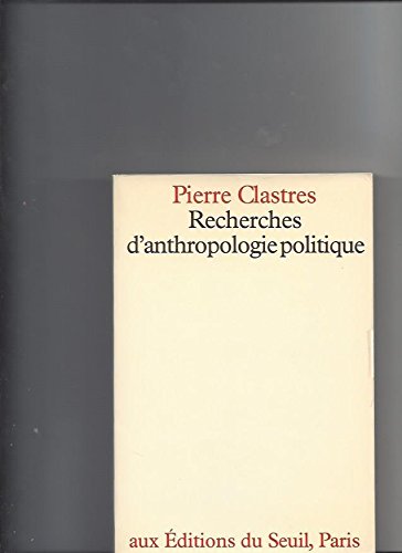 Stock image for Recherches d'anthropologie politique for sale by LeLivreVert