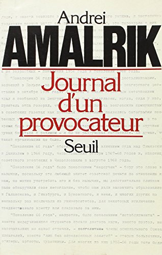 Beispielbild fr Journal d'un provocateur zum Verkauf von LIBRAIRIE GIL-ARTGIL SARL