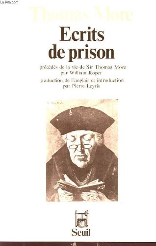 Ecrits de prison (9782020057318) by More, Thomas