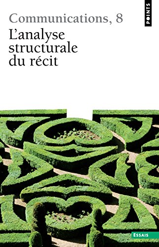 Stock image for L'Analyse structurale du rcit- Communications, 8- points #129 (French Edition) for sale by Better World Books