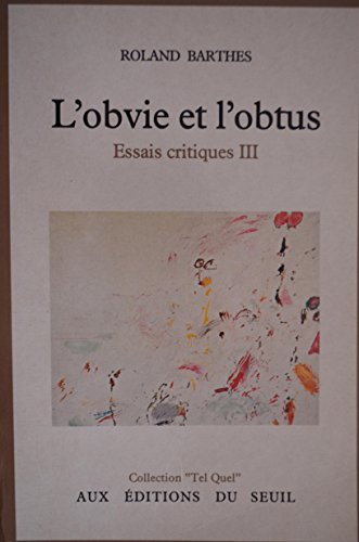 9782020062480: L'obvie et l'obtus (Essais critiques / Roland Barthes) (French Edition)