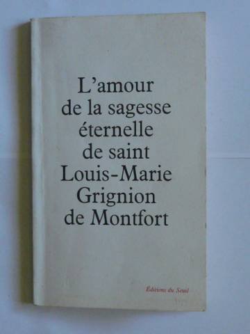 9782020089128: L'amour de la sagesse ternelle