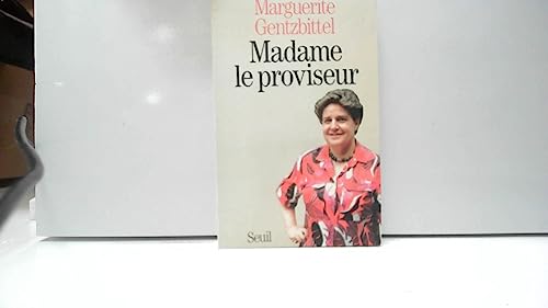 9782020102346: Madame le proviseur