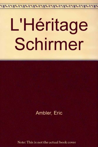 9782020113960: L'Hritage Schirmer