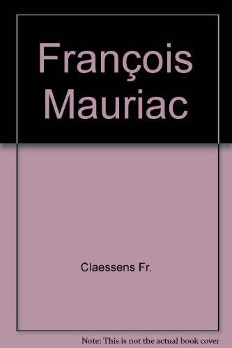 9782020114837: Franois Mauriac