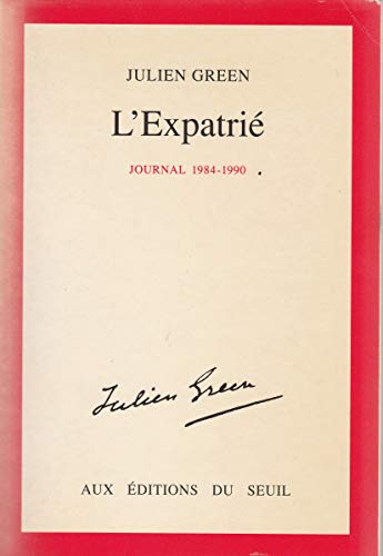 Beispielbild für L'ExpatriÃ . Journal (1984-1990) zum Verkauf von WorldofBooks