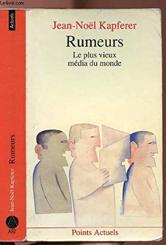 Imagen de archivo de Rumeurs, le plus vieux media du monde a la venta por GF Books, Inc.