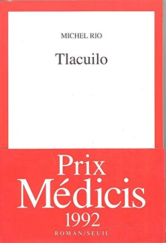 Beispielbild fr Tlacuilo - Prix Mdicis 1990 zum Verkauf von Ammareal