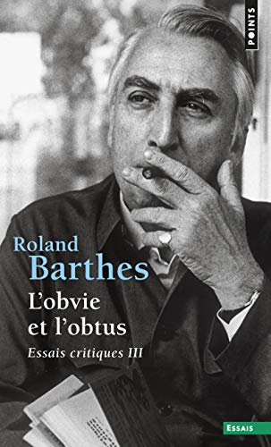 Stock image for L'Obvie et l'Obtus: Essais critiques III for sale by GF Books, Inc.