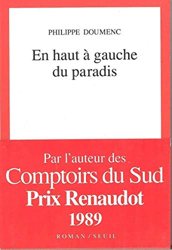 Imagen de archivo de En haut  gauche du paradis a la venta por Frederic Delbos