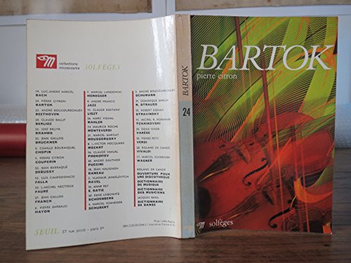 Beispielbild fr Bartok zum Verkauf von Ammareal