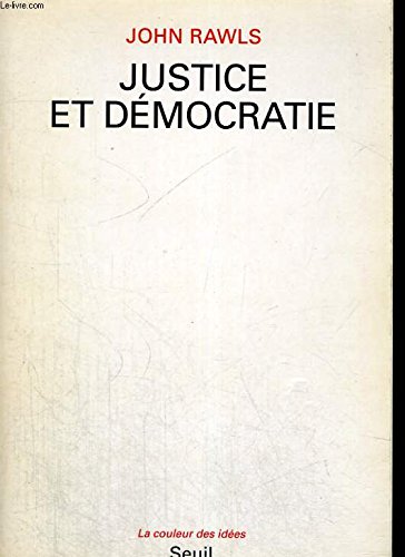 Beispielbild fr Justice Et Dmocratie zum Verkauf von RECYCLIVRE