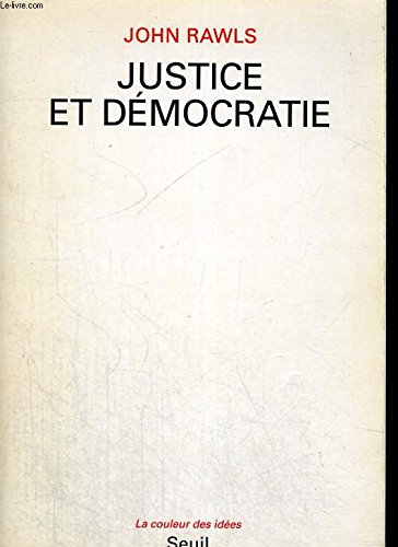 9782020193740: Justice et Dmocratie (La Couleur des ides)