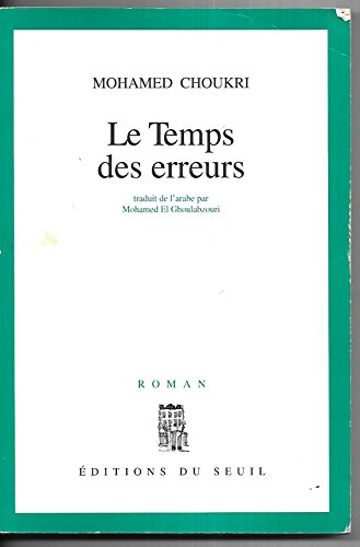 Stock image for Le Temps des erreurs for sale by medimops