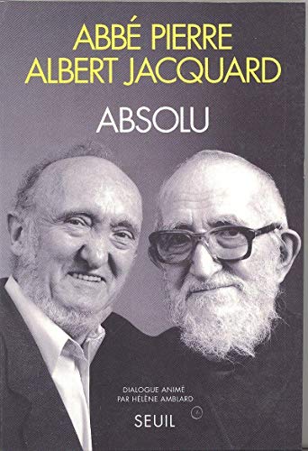 Stock image for Absolu : Dialogue for sale by Librairie Th  la page