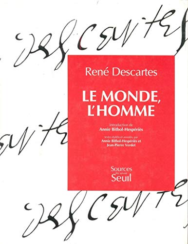 Le Monde. L'Homme (9782020208482) by Descartes, RenÃ©