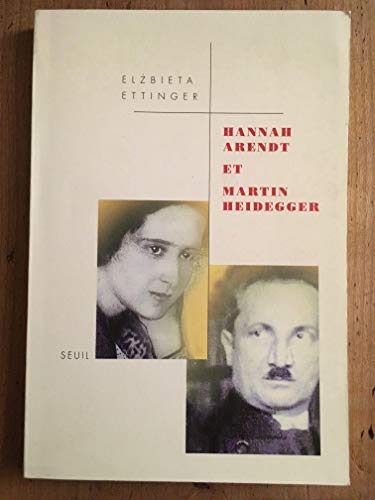 Beispielbild fr Hannah Arendt Et Martin Heidegger zum Verkauf von RECYCLIVRE