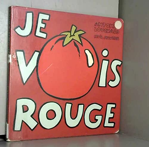 9782020221979: Je Vois Rouge