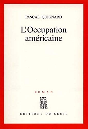 9782020230698: L'Occupation amricaine (Cadre rouge)