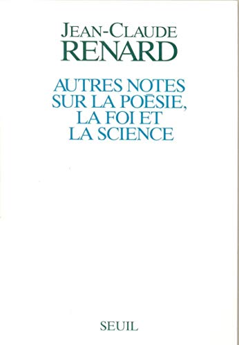 Beispielbild fr Autres Notes sur la Poesie, la Foi et la Science (French Edition) zum Verkauf von Zubal-Books, Since 1961