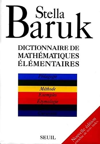 Beispielbild fr Dictionnaire des mathmatiques lmentaires zum Verkauf von medimops