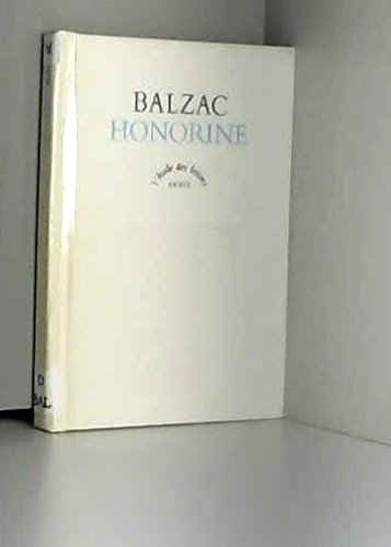 Honorine - Honoré De Balzac