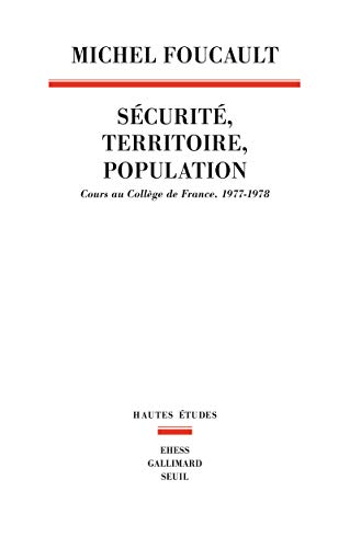 9782020307994: Scurit, territoire, population: Cours au Collge de France (1977-1978)