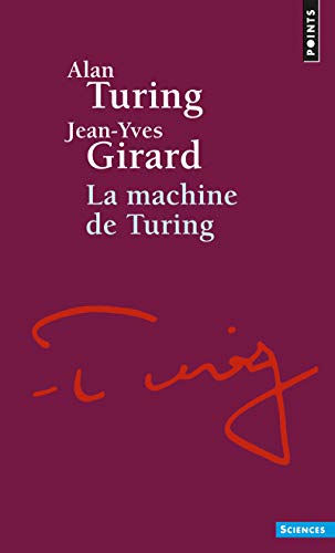 Beispielbild fr La machine de Turing zum Verkauf von medimops