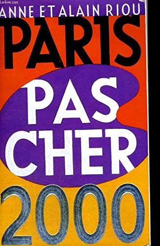 9782020374897: Paris pas cher 2000