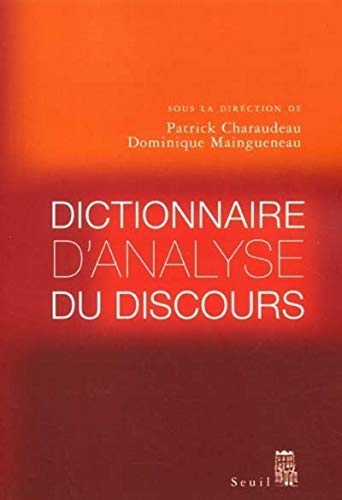 Stock image for Dictionnaire d'analyse du discours for sale by Gallix