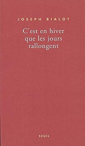 9782020541831: C'est en hiver que les jours rallongent