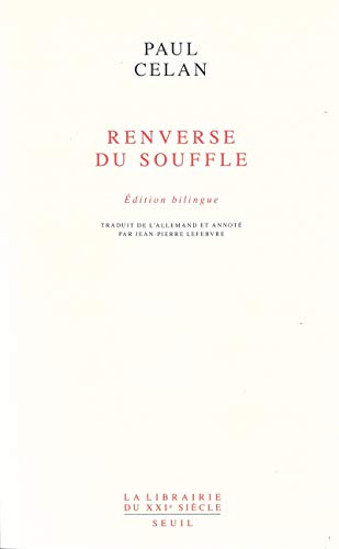 Renverse du souffle (9782020567244) by Celan, Paul