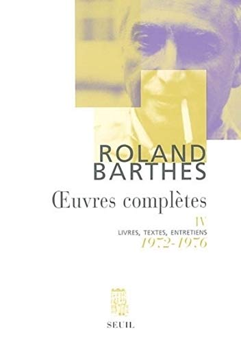 9782020567299: Oeuvres compltes (1972-1976)