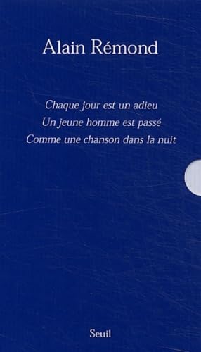 9782020624480: Coffret Alain Rmond : Chaque jour est un adieu - Un jeune homme est pass - Comme une chanson dans la nuit