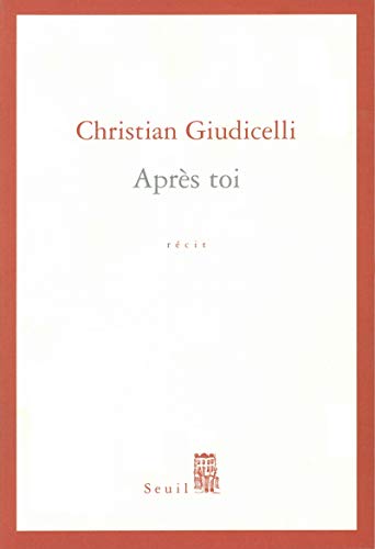 Beispielbild fr Apr s toi Giudicelli, Christian zum Verkauf von LIVREAUTRESORSAS