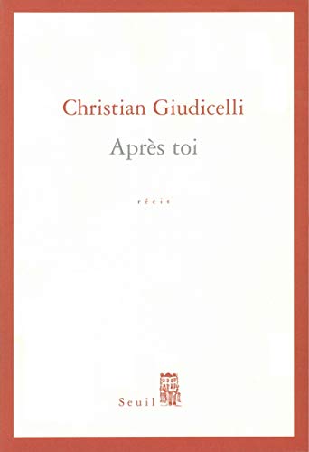 Stock image for Apr s toi Giudicelli, Christian for sale by LIVREAUTRESORSAS