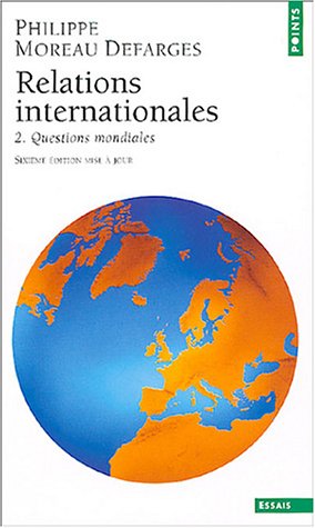 9782020676120: Les Relations internationales, tome 2 : Question mondiales