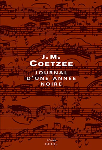 Journal d'une annÃ©e noire (9782020966252) by Coetzee, J. M.