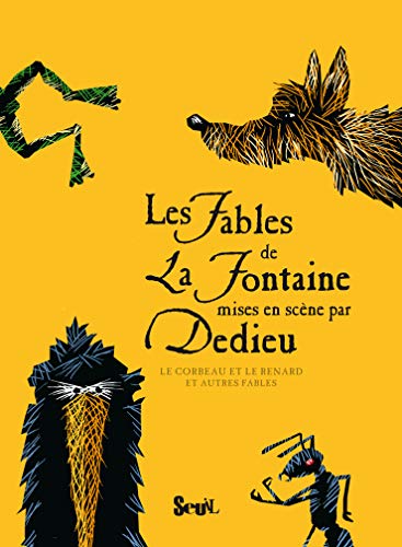 Beispielbild fr Les fables de La Fontaine mises en scne par Dedieu : Le corbeau et le renard et autres fables zum Verkauf von medimops