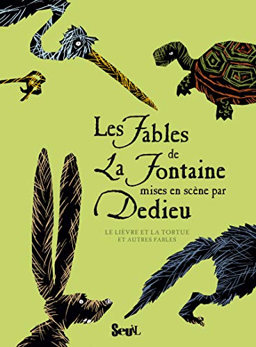 9782021003970: Les Fables de La Fontaine mises en scne par Dedieu: Le livre et la tortue et autres fables