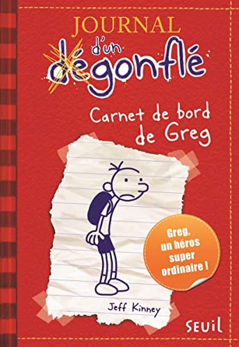 Imagen de archivo de Carnet de bord de Greg Heffley: Journal d'un dgonfl, tome 1 a la venta por Librairie Th  la page