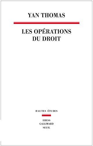 9782021022582: Les Oprations du droit (Hautes Etudes)